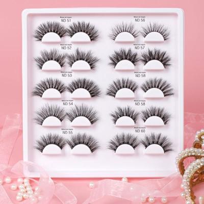 China Long Lashes New Style Natural Silk Lashes 15mm&18mm Length Faux Mink Lashes With Free Box 25mm Mink Lashes for sale