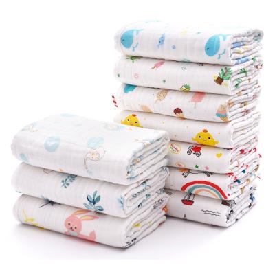 China Baby Bath Toiletries Cotton Six-Layer Gauze Blanket Bath Towels Newborn Baby Wrapped for sale