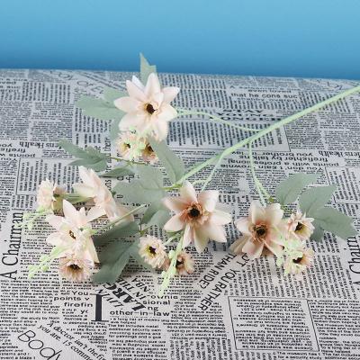 China Minimalist flowers for decoration wedding dahlia amphitheater decoration artificial rayon flower decoration for sale