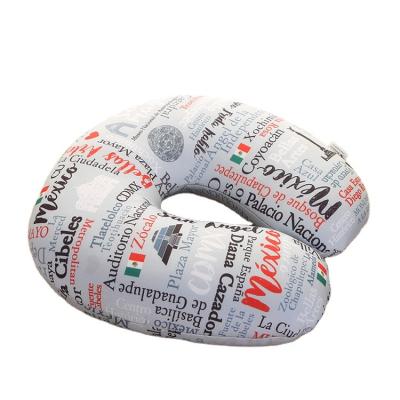 China Massage with sublimation printing neck pillow with foam ball customized microbeads neck cushion cheap neck pillow for sale