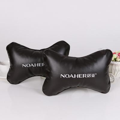 China Wholesale Cheap Massage Bone Shape Hollow Fiber With Embroidery Pillow Car Ride Neck Rest Pillow for sale