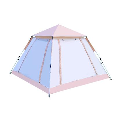 China UV-resistant Hot outdoor portable folding camping supplies 1-4 people use picnic overnight park beach tent camping tent for sale