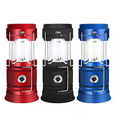 China USB Charge New trend USB charging outdoor solar portable camping lantern camping mountain climbing at night to see the stars essential for sale