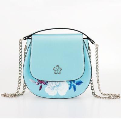 China High Quality Fashion Accessory Bags Handbag PU Bag With Vivid Flower Printing for sale