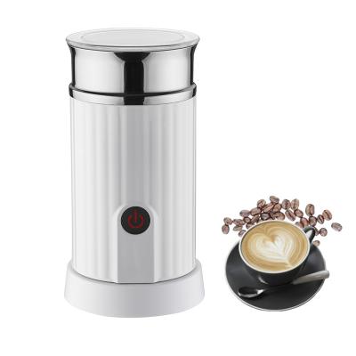 China Viable Automatic Electric Milk Frother Milk Coffee Heating Machine Milk Frothing Cold and Hot Foam Cappuccino Latte for sale