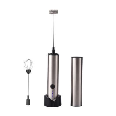 China LeftLimit USB Rechargeable Handheld Electric Milk Frother Egg Beater Milk Frother Mixer Maker for sale