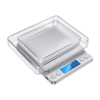 China Weight Kitchen Scale LCD Display Measuring Kitchen Measures High Accuracy 3kg/0.1g Electronic Scale for sale