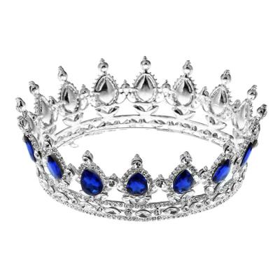 China Factory Wholesale High Quality Bridal Crowns Elegant Fashionable Party Rhinestone Crystal Miss World Crown Tiaras Birthday Hair Accessories Tiaras for sale