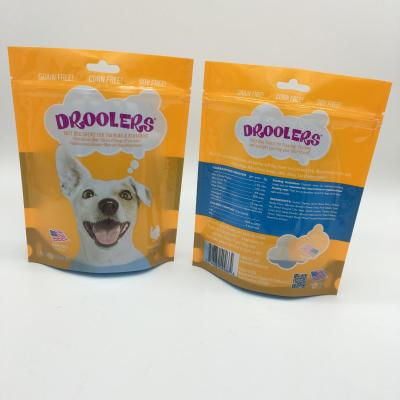 China Sealable Stand Up Pet Food Bag Packaging For Dog Treats PET / PE Material for sale