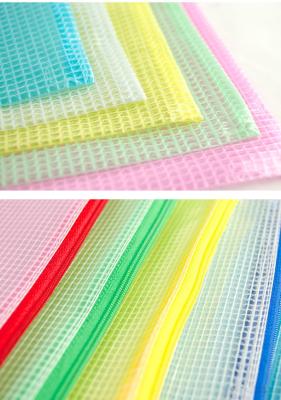 Cina Il sacchetto della chiusura lampo del PVC della grande capacità, chiusura lampo del cursore di Resuable insacca 10 colori in vendita