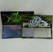 China Customized Size Plastic Fishing Worm Bags , Free Sample Surf Fishing Lure Bags for sale