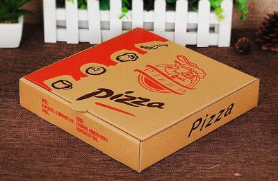 China Pizza Packaging Kraft Paper Food Boxes , Custom Merchandise Packaging Boxes for sale