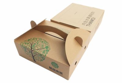 China Unique Design Foldable Paper Box , Custom Tomato Corrugated Carton Box for sale