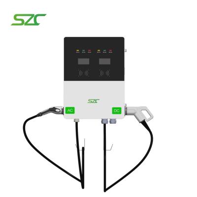 Chine Chargeur à double écran OCPP SZC AC-DC de 42 kW Type2-CCS2 Station de recharge commerciale au sol à vendre