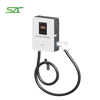 Chine CCS2 Single Gun 4G Wifi DC Charger 20kW 30kW 40kW pour le projet d'ingénierie immobilière à vendre