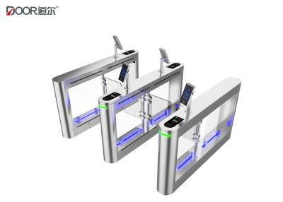 中国 Rs485のアクリル/ステンレス鋼の腕の顔認識のゲートは十分に設計を近代化しました 販売のため