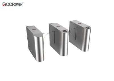 China Single / Double Motor DC Brush Motor Flap Barrier Turnstile for sale