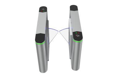 China 304 gebürstetes Edelstahl-automatisches einziehbares Drehkreuz-Mechanismus-Zugriffskontrollsperren-Tor im Freien zu verkaufen