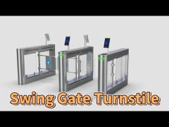 Entrance Control Face Recognition Swing Gate Turnstile 50 Person / min Anti - Pinch