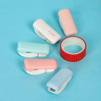 China Cutting Random Portable Creative Washi Tape 1 Pcs Tape Cutter Cut Simple Solid Color Newspaper Tape Cutting Supplies School Office Accessories for sale