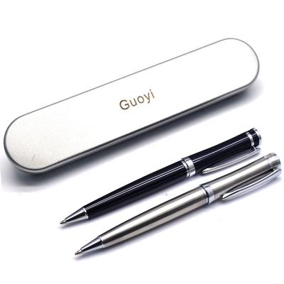 China office & School Pen Yiwu Stationery Metal Ballpoint Pen Learn Office School Stationery Gift Hotel Business Style Pen 0.7mm for sale