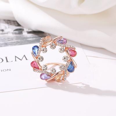 China Temperament Trendy Brooch Fashion Scarf Buckle Accessories Silk Women for sale