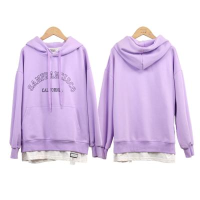 China Wholesale Hot Sale Anti-pilling Ladies Hoodies Fashion Pullover Modest Women's Sweatshirts Embroidered Customized for sale