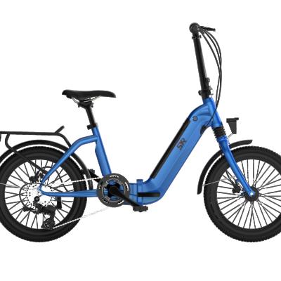 China Aluminum alloy 8 speed electric bicycle, 48V 350-500W folding electric bicycle, mini bicycle foldable ebike factory outlet for sale