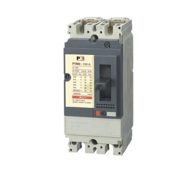 China 2P 160A Mccb Molded Case Circuit Breaker Case Circuit Breaker Series China Manufacturer PTM2-160A for sale