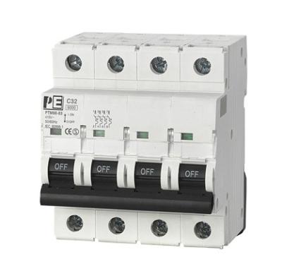 China MCB Mini Circuit Breaker 4 Pole 63A For Home Use PTM6/4P for sale