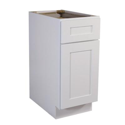 China Modern Frits Ready to Assemble Low Cabinet Style 1 Door with 1 Drawer Shaker Style White for sale