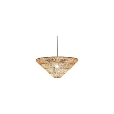 China Modern Farmhouse Design Bamboo Material Dining Lamp Chandelier For Interior Decoration for sale