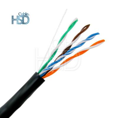 China Outdoor Cat5E PC Cable Meter 305M UTP Network Cable UV Rated Direct Burial Best Price for sale