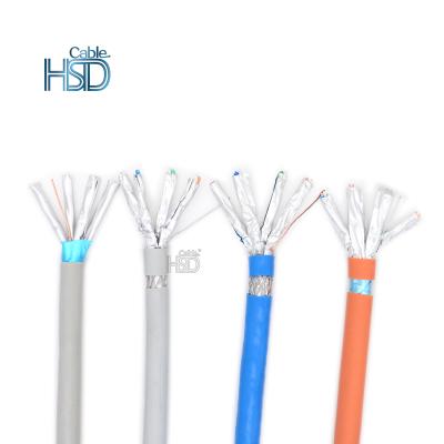 China Custom PC Grade Cat7 7 Cable 4 Pair SFTP Shielded Network Cable for sale