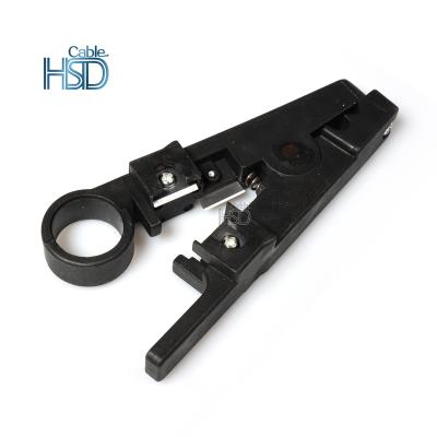 China MULTI FUNCTIONAL High Quality Black Color Rotary Network Wire Stripper Tool Stripper 501 Type 501 Wire Cutter for sale