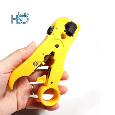 China Universal Coax Stripping Tool Coaxial Cable Stripper Hot Sale Coaxial Cable Stripper for RG59 RG6 RG7 RG11 for sale