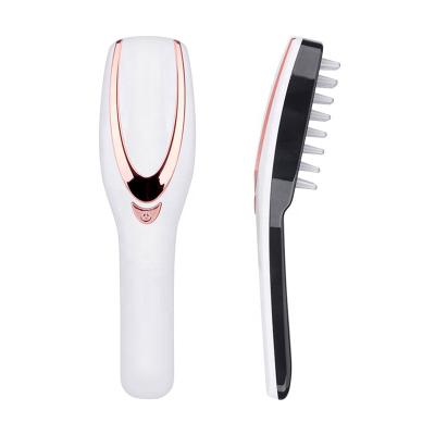 China Vibration Massage/Hair Phototherapy Scalp Massager Smooth Comb/Hair Growth Brush Hair Comb Massager Vibration Hair Loss Anti-Inflammatory Care Electric Treatment for sale