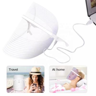 China Dye Removal Skin Rejuvenation 3 Colors PDT Photon Light Beauty Therapy Skin Care LED Facial Protective Mask for sale