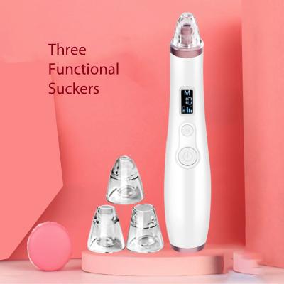 China Painless Acne Treatment Shrink Deep Cleansing Silicon Electric Suction Pore Blackhead Remover Deep Cleaning Vacuum Cleaner for sale