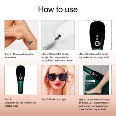 China Dropshipping Handheld Painless Hair Removal IPL Hair Removal Epilator Laser IPL Hair Removal Device for sale