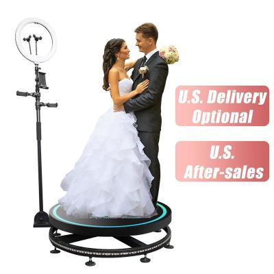 China New Portable 360 ​​Degree Auto Rotating Event Photo Booth Selfie Business Photobooth for sale