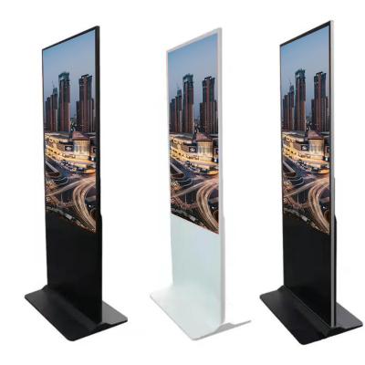 China 49 Inch Indoor Touch LCD Display Advertising Machine Vertical Floor Standing Digital Signage Led Advertising Machine for sale