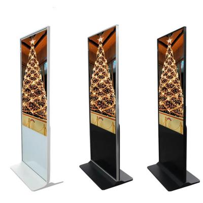 China Indoor Vertical Totem 55 Inch Indoor Lcd Display Interactive Screens For Advertising In Stores for sale