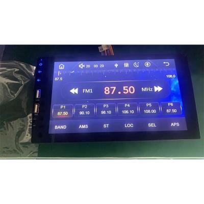 China 7 inch multi-function bus monitor support Bluetooth and phone functions and hands-free FM transmission for sale