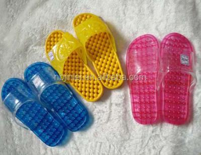 China Bathroom Massage Care Non-Slip And PVC Massage Care Slipper for sale