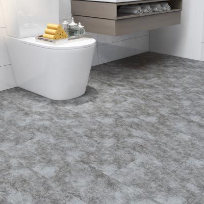 China PVC Stone Powder 7mm Waterproof Marble Texture LVP Laminate SPC Flooring for Bathroom for sale