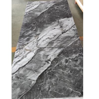 China Easy Wall Board Install Fireproof Marble SPC Wall Panel with 25 Years Lifetime for sale