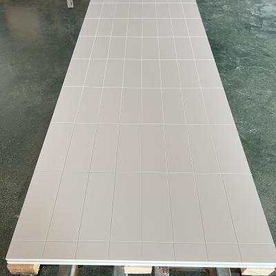 China Cuarto de baño Materiales ecológicos 4 mm PVC piedra mármol bloqueo de clic SPC tableros de panel de pared en venta