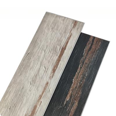 China Inicio Oficina Cocina Baño Tablas de suelo de vinilo con suela de corcho y grano de madera SPC resistente al agua en venta