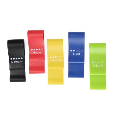 China Mini Yoga Anti Slip Exercise Pull Rope Unites Resistance Tube Bands With Washable Private Label for sale